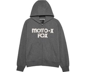 FOX Moto-X Oversized Sweat à capuche zippé, gris, taille L pour homme