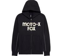 FOX Moto-X Oversized Sweat à capuche zippé, noir, taille XL pour homme