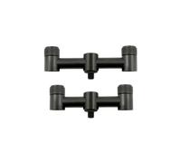 Fox Noir Label Qr Barre Buzzer 2 Tige Étroit / Carpe Pêche Canne Repos