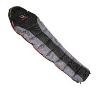 Fox Outdoor Sleeping Bag Advance Camping Outdoor Hiking Single Black / Grey