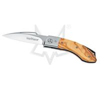 Fox / Pachi ""The Dream Catcher"" Knife ""Olive Wood Handle - N690CO Inneildless Steel Blade