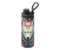 Fox Pack thermos de sport en acier inoxydable de 532 ml, convient pour les hommes et les femmes, conservation efficace de la chaleur, facile à transporter