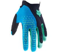 FOX Pawtector Gants de motocross, noir-bleu, taille XL pour homme
