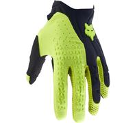 FOX Pawtector Gants de motocross, noir-jaune, taille XL pour homme