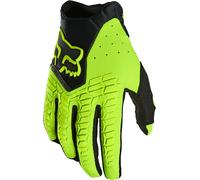 FOX Pawtector Gants Motocross, Jaune néon, Taille S