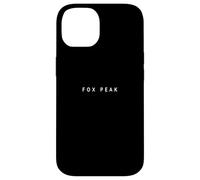 Fox Peak Souvenirs/Station de Ski Kiwi Design Minimaliste Coque pour iPhone 14