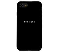 Fox Peak Souvenirs/Station de Ski Kiwi Design Minimaliste Coque pour iPhone SE (2020) / 7/8