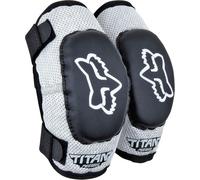 FOX Pee Wee Titan Protecteurs de coude de Motocross d’enfants, noir/gris, Taille S/M