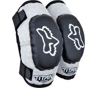 FOX Pee Wee Titan Protecteurs de coude motocross pour enfants, noir/gris, M/L