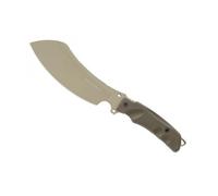 Fox Production Fx.509ct Poignard Panabas, Lame 17 Cm Acier N690co Revêtement Cerakote Bronze (Épaisseur 6 Mm), Manche Forprene®,