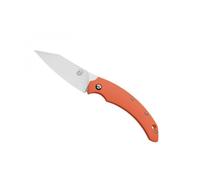Fox Production Fx.518o Couteau Bb Gragotac, Lame Acier N690co Sans Cran Avec Lentille, Manche 11 Cm Frn Orange