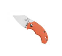 Fox Production Fx.519o Couteau Bb Gragotac, Lame Acier N690co Sans Cran Avec Lentille, Manche 6,5 Cm Frn Orange