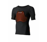 Fox Racing - BASEFRAME Pro SS - Maillot de Protection VTT D3O - Épaulières, Respirant, Ajustable, Ciclismo de montaña, Noir, XL