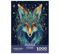 Fox Puzzle 1000 Pièces Educa Jouet en Bois Cadeau Unique De l'art De La Décoration Jeu Éduchatif Challenge Toy Adultes Et Enfants À Partir De 14 Ans 38x26cm/1000pcs