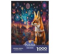Fox Puzzle 1000 Pièces Educa Jouet en Bois Cadeau Unique DécoRation Intérieure Jeu Éduchatif Challenge Toy Adultes & Enfants des 14 Ans 70x50cm/1000pcs