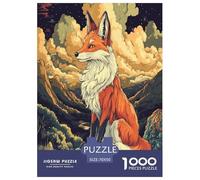 Fox Puzzle 1000 Pièces Educa Jouet en Bois Cadeau Unique DécoRation Intérieure Jeu Éduchatif Challenge Toy Adultes & Enfants des 14 Ans 70x50cm/1000pcs