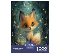 Fox Puzzle 1000 Pièces Educa Jouet en Bois Divertissement Créatif De l'art De La Décoration Jeu Éduchatif Challenge Toy Adultes & Enfants des 14 Ans 70x50cm/1000pcs