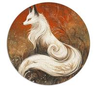 Fox Puzzle Rond 1000 Pièces Pet Enfants Cadeau Original DécoRation Murale Classiques 1000pcs (67.5x67.5cm)