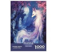 Fox Puzzles 1000 Pieces Cadeau Unique Jeu Éducatif Challenge Toy À De Qualité Supérieure Peinture Art pour Adultes Et Enfants 70x50cm/1000pcs