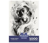 Fox Puzzles 1000 Pièces Cadeau Unique Jeu Éduchatif Challenge Toy À De Qualité Supérieure Peinture Art pour Adultes Et Enfants 70x50cm/1000pcs