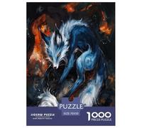 Fox Puzzles 1000 Pieces Cadeau Unique Jeu Éduchatif Défi Jouet À De Qualité Supérieure Peinture Art pour Adultes Enfants 70x50cm/1000pcs