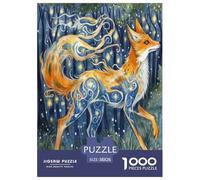 Fox Puzzles 1000 Pièces Cadeau Unique Jeu Éduchatif Défi Jouet À De Qualité Supérieure Peinture Art pour Adultes Et Enfants 38x26cm/1000pcs