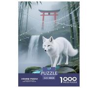 Fox Puzzles De 1000 Pieces pour Adultes Animaux Classiques Jeu D' Impossible, Décoration D'intérieur 38x26cm/1000pcs