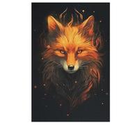 Fox Puzzles De 1000 Pièces, Puzzle pour Adultes en Bois, Jeu D'adresse Toute La Famille, 78×53cm