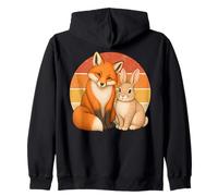 Fox Rabbit Best Friends Animal Friends Sweat à Capuche