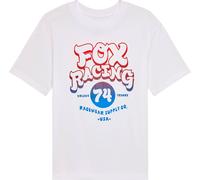 FOX Racewear T-Shirt Femme, blanc-rouge-bleu, taille S pour femmes