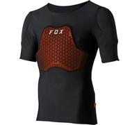 Fox Racing - BASEFRAME Pro SS - Maillot de Protection VTT D3O - Épaulières, Respirant, Ajustable, Ciclismo de montaña, Noir, XL