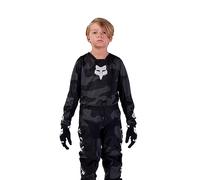 Fox Racing Bluffox Junior 180 Bnkr Black Camo YL Sweat, Noir, L Mixte
