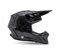 Fox Racing Casco Fox V3 RS Carbon Solid Black S Casque Adulte Unisexe, Noir, S