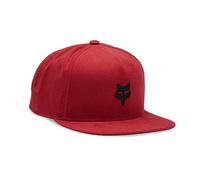 Fox Racing Casquette Snapback Fox Head Rouge Flamme Taille unique Homme