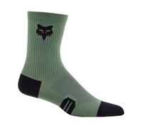 Fox Racing Chaussette Ranger 15,2 cm, Vert chasse, Small/Medium Mixte
