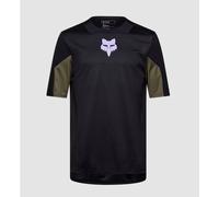 Fox Racing Defend Ss Jersey Park Noir Maillot Vtt 2025 Trudri Technique Vélo MT