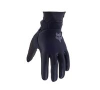 Fox Racing Defend Thermo - Gants motocross - Compatible écran tactile - Manchette néoprène - Grip silicone - Ajustement chaud - Paume Clarino® - Black, Taille: XL