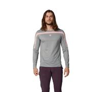 Fox Racing Flexair Aviation Maillot de Course à Manches Longues pour Homme Chemise, Gris Vintage Race