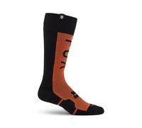 FOX 360 Divider Motocross Chaussettes, noir-orange, taille L pour homme
