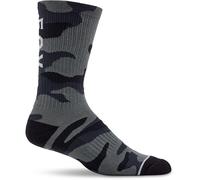 Fox Racing Fox Camo Crew Sock Chaussettes, Camouflage Noir, XL Mixte