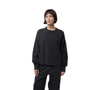 Fox Racing Fox Lady Wordmark Oversized Fleece Crew Black L Sweatshirt, x Women's