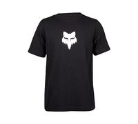 Fox Racing Fox Legacy Short Sleave - T-Shirt à Manches Courtes - T-Shirt décontracté - Jersey mi-épais - Coupe Confortable - 100% Coton - Marquage Iconique Fox - Black, Taille: YM
