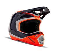 Fox Racing Fox V1 Nitro Fluorescent Casque de vélo Unisexe pour Adulte Orange Taille S