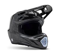 Fox Racing Fox V3 RS Carbon Solid Black M Helmet Casque Unisexe, Noir, m