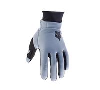 Fox Racing Gants Motocross Defend Thermo - Compatibles écran tactile - Embouts doigts en silicone - Poignet néoprène - Ajustement sûr - Steel Grey, Taille: S