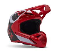 Fox Racing Helm Fox V1 Lean Fluo Red L Casque Unisexe, Rouge, L
