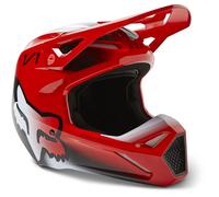 Fox Racing Helm V1 Toxsyk Youth Casque Enfants, Rouge Fluo, s