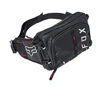 Fox Racing Hip Pack - Sac banane ceinture extérieur - étanche - sangle réglable - sacoche randonnée - sacoche imperméable - Black, Taille: OS