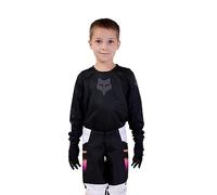 FOX 180 Blackout Maillot de motocross pour enfants, noir, taille M pour des gamins