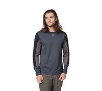 Fox Racing Koszulka Rowerowa Z Długim Rękawem Fox Defend Graphite L T-Shirt, Hommes